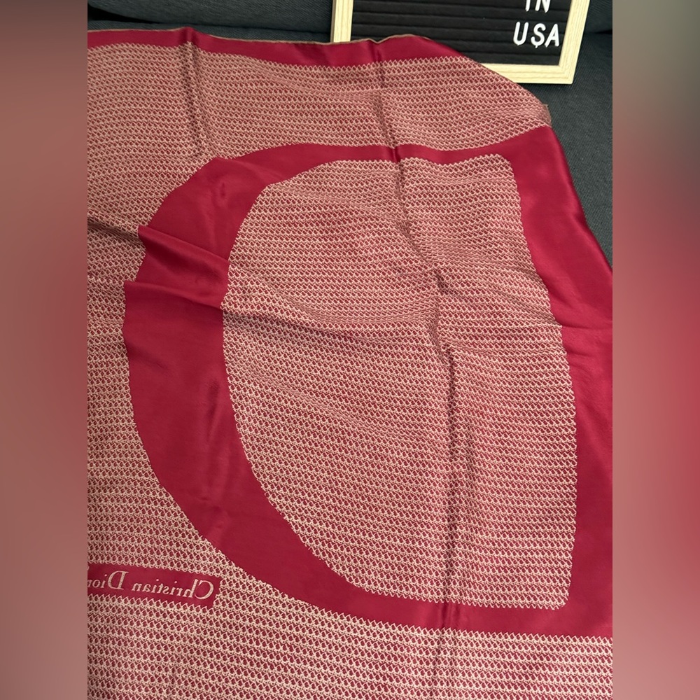 🧣Dior silk square scarf - Picture 6 of 15